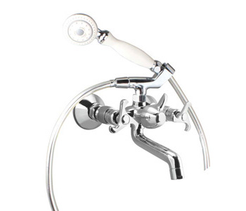 Wall Mixer Telephonic with Crutch and Shower Tube